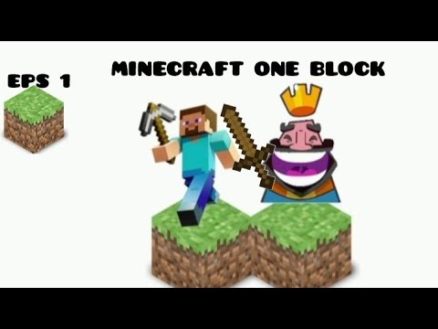 Deadly Minecraft One Block Challenge in Indonesia | Kahu Channel