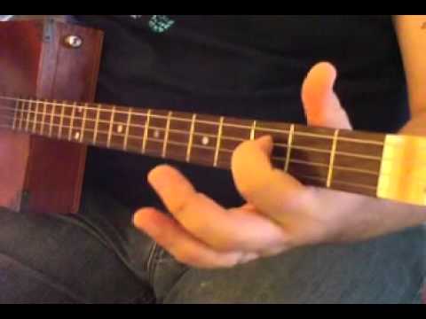 4 String Blues Tricks pt. 1 - How to Play Cigar Box Guitar by Shane Speal