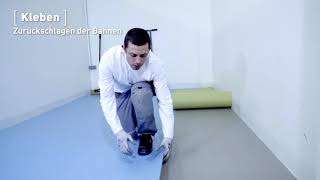 DLW Linoleum Verlegung