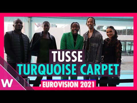 Tusse (Sweden) @ Eurovision 2021 Turquoise Carpet Opening Ceremony | Interview