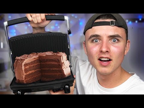 Baking a Cake in a Sandwich Press