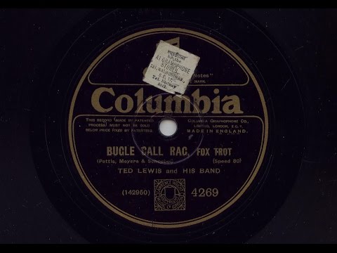 Ted Lewis And His Band 'Bugle Call Rag' Original 1926 80 rpm