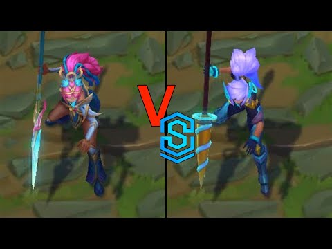 Spirit Blossom Nidalee VS Super Galaxy Nidalee