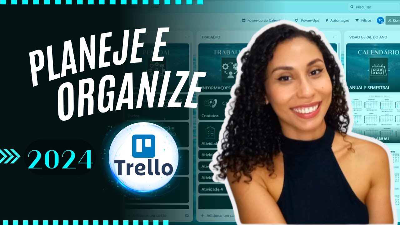 Planeje e Organize o ano com o Trello | Planner Digital 2024
