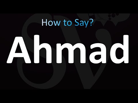 How to Pronounce Ahmad (correctly!)