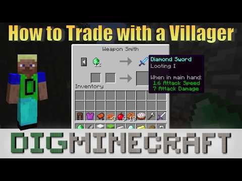 How To Trade With A Villager In Minecraft