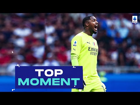 Maignan with a centre-back’s tackle on Dia | Top Moment | Milan-Salernitana | Serie A 2022/23