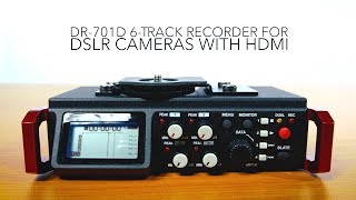 Video thumbnail for Tascam DR-701D 6-Track Recorder for DSLR Cameras with HDMI | Gear4music by Gear4music Guitars