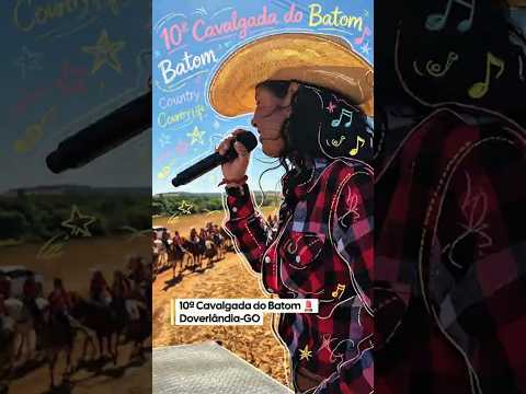 Saída da 10ª Cavalgada do Batom em Doverlândia-GO