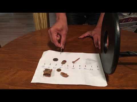 Whites classic 3 Blue Max 950 coil air test.