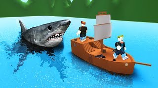 Shark Attack Roblox Free Online Games - 2 player megalodon shark attack in roblox youtube