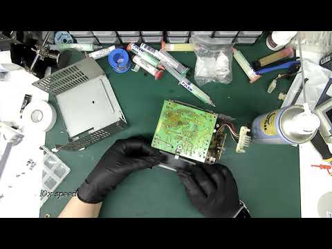 Cleaning and repairing the case of a Macintosh Centris 650