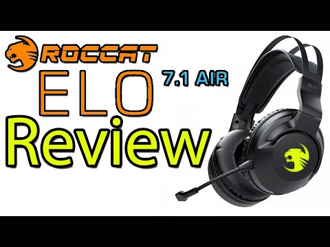 ROCCAT Elo 7.1 Air Review & Sound Test [Wireless Headset] - PC [RGB Lighting]
