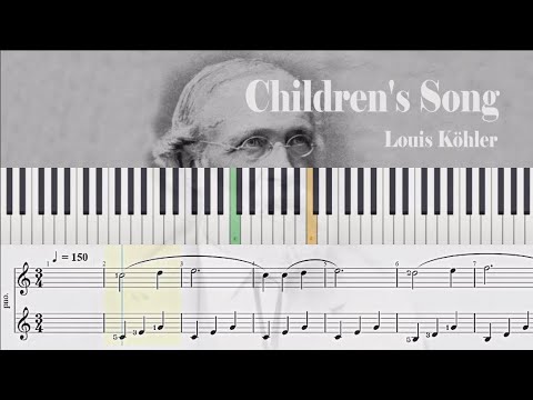 Children's Song - Louis Köhler | Sheet Music for Piano