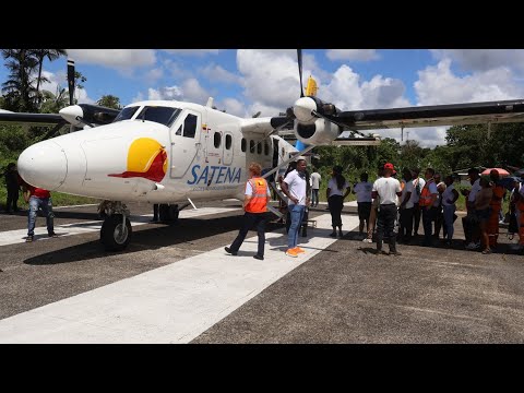 SATENA llega a López de Micay  | Evaluación de pista y entrevistas exclusivas
