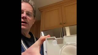 Samsung refrigerator quick and easy "only crushed ice" fix