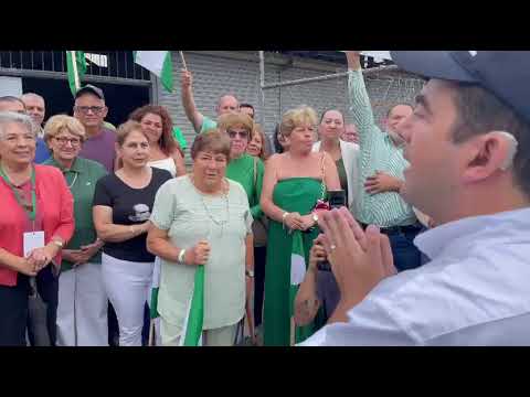 Álvaro Ramos da mensaje tras lograr asamblea del PLN en San Ramón de Alajuela