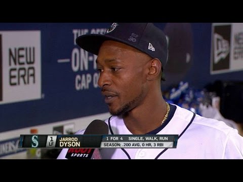 MIA@SEA: Dyson discusses double play, Yelich's catch
