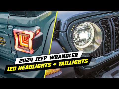 2024 Jeep Wrangler LED Headlights & Taillights Upgrade