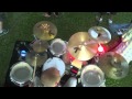 Short song samples of me playing drums live