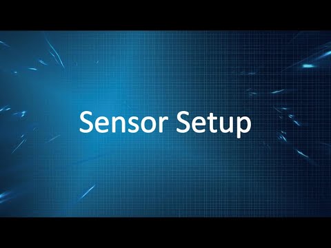8.2 Sensor Setup video cover