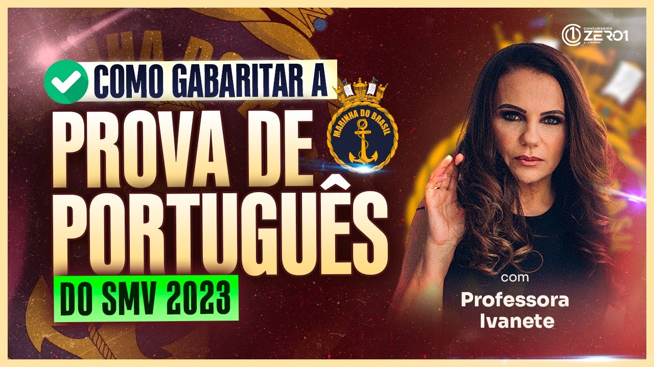 Watch Now Como Gabaritar a Prova de Português | SMV RM2 Marinha do Brasil | Concurseiro Zero 1 Como Gabaritar a Prova de Português | SMV RM2 Marinha do Brasil | Concurseiro Zero 1