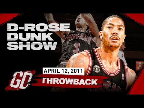 MVP Derrick Rose DUNK SHOW at MSG! CRAZY Highlights vs Knicks | April 12, 2011