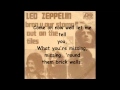 bron y aur stomp led zeppelin lyrics