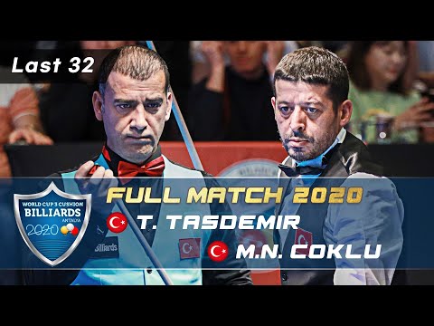 Last 32 - Tayfun TASDEMIR vs Murat Naci COKLU (Antalya World Cup 3-Cushion 2020)