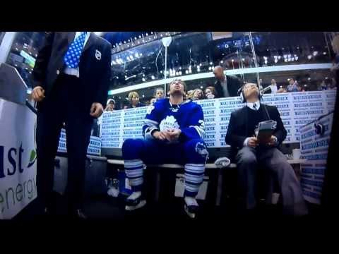 Fraser Mclaren vs Jay Rosehill fight ! Throwing haymakers! Toronto vs Philadelphia 07/03/2014