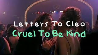 Letters To Cleo  - 𝗖𝗿𝘂𝗲𝗹 𝗧𝗼 𝗕𝗲 𝗞𝗶𝗻𝗱 (Lyrics Video) | 10 Things I Hate About You Soundtrack