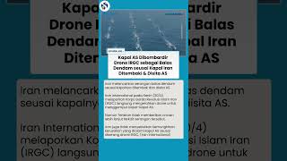 Drone IRGC Gempur Kapal AS, Balas Dendam seusai Kapal Iran Ditembaki & Disita Amerika Serikat