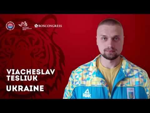Kolmar Mas-Wrestling Cup-2019. Participant from Ukraine Viacheslav Tesliuk