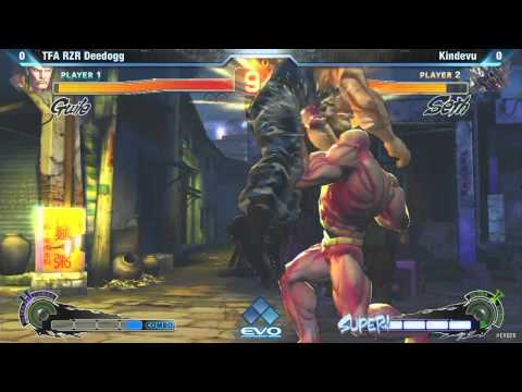 [EVO 2012 SSFIV AE] TFA RZR Deedogg (Guile, Balrog) vs Kindevu (Seth).mp4