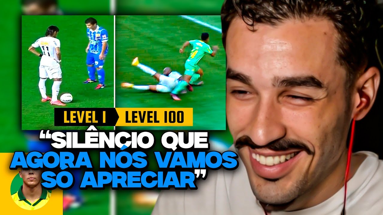 100 DRIBLES INCRÍVEIS E HUMILHANTES - FUTEBOL NACIONAL | REACT DO STAG