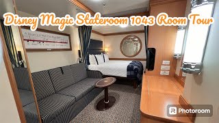 Disney Magic Room Tour 1043 Disney Cruise Line Inside Deluxe Stateroom