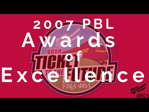 2007 PBL NLC - Awards of Excellence Ceremony