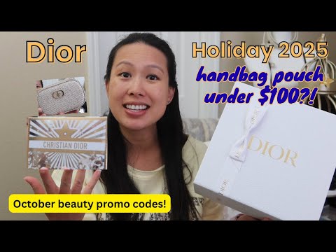 Dior Holiday 2025 beauty unboxing | handbag for under $100?!