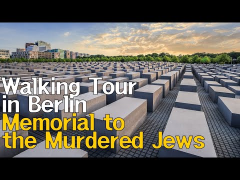 【Full HD】Walking Tour to Memorial to the Murdered Jews of Europe in Berlin, DE
