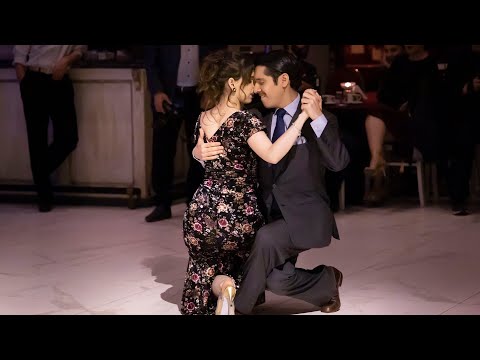 María Celeste Cimino y Luciano Millaqueo en Milonga “Malena”.Bailan : El Caburé-Carlos Di Sarli