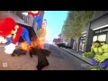 Hulk Army VS Mario Army Epic Mario Battle