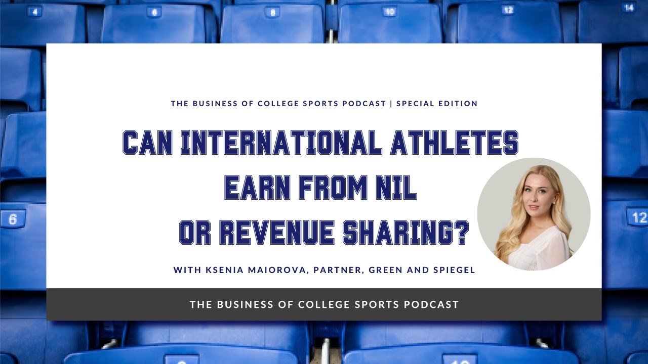 Can International Athletes Earn from NIL or Revenue Sharing?