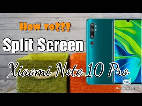 How to SPLIT SCREEN in Xiaomi Note10