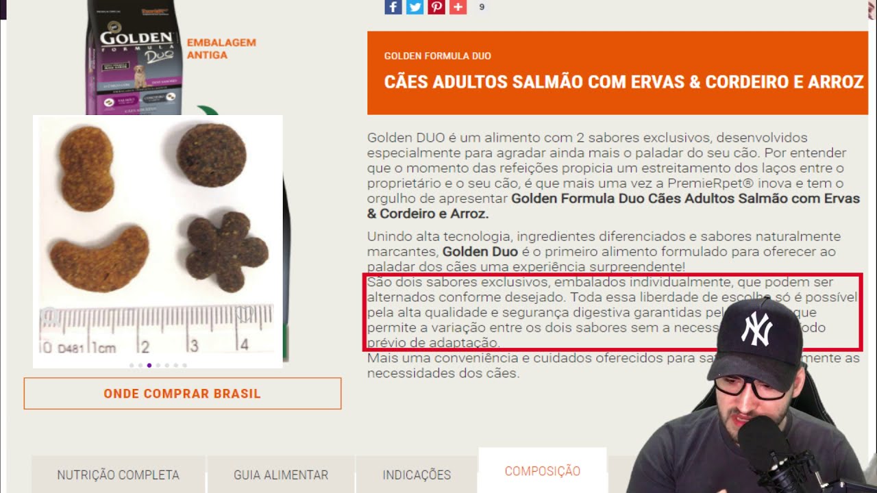 RAÇÃO GOLDEN DUO É BOA DOIS SABORES SEPARADOS NA MESMA SACA! «JHONNY»