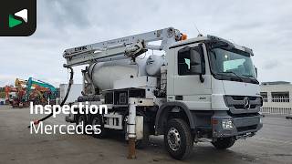 Camion malaxeur Mercedes-Benz Actros 3241 8X4 Schwing Stetter FBP 24-100 PUMI 7m3 mixer Full S | Image 4 - Machineryline