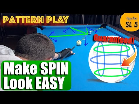Spin the cue ball! You MUST understand WHY and HOW! Pattern Play