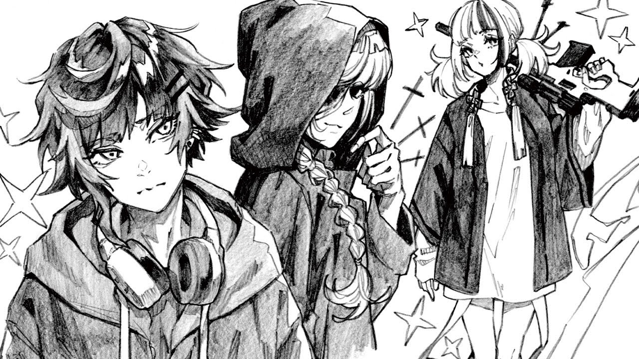 🎨paint with a pencil①