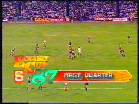 1987 SANFL Escort Cup Port Adelaide Magpies Vs Norwood Redlegs