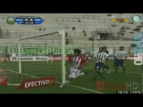 Instituto 4 - 1 Desamparados  Torneo B nacional 2012 Gol de Lagos Full HD