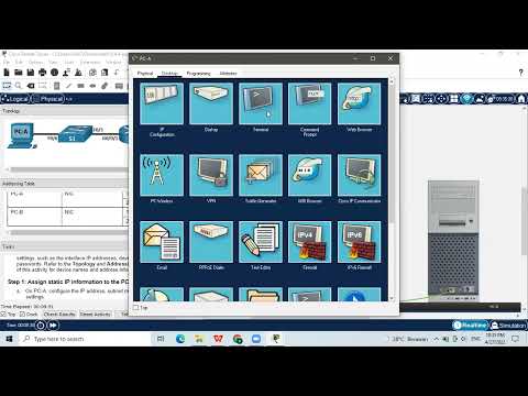 10.4.4 Packet Tracer - Build a Switch and Router Network - Physical Mode